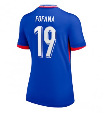 Frankrig Youssouf Fofana #19 Replika Hjemmebanetrøje Dame EM 2024 Kortærmet